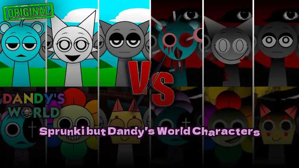 Sprunki but Dandy's World Characters