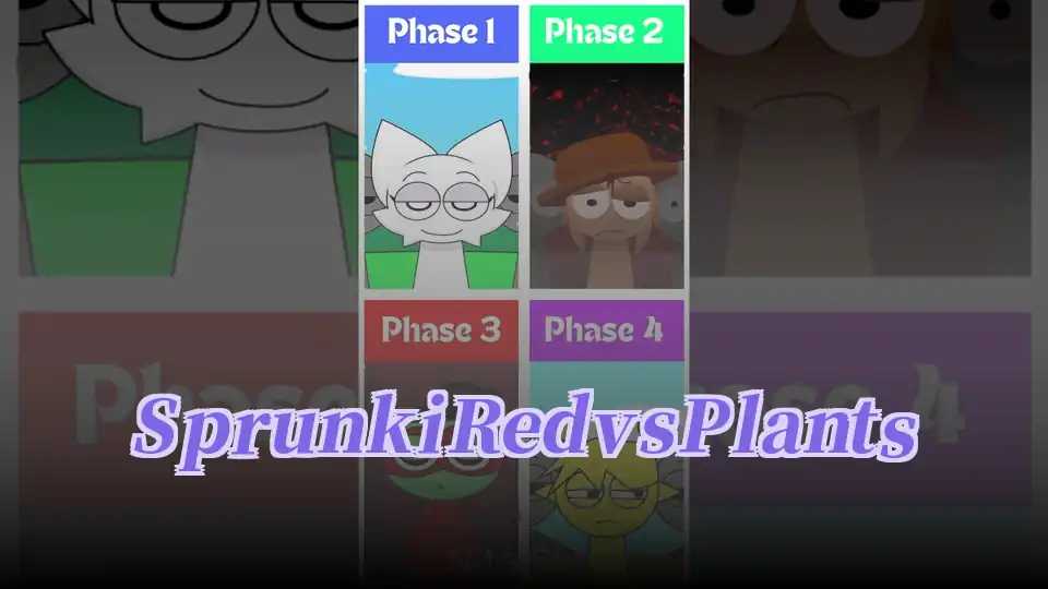 Sprunki Red vs Plants