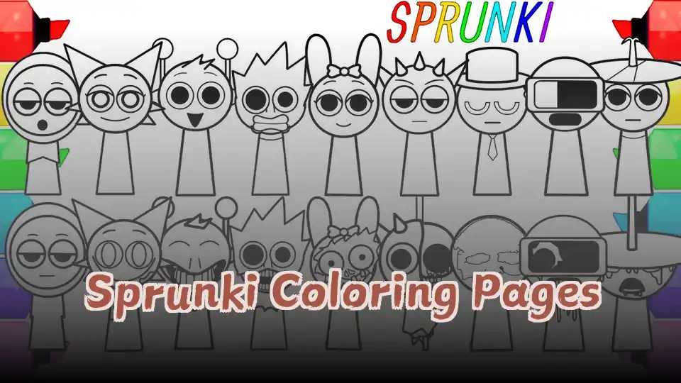Sprunki Coloring Pages