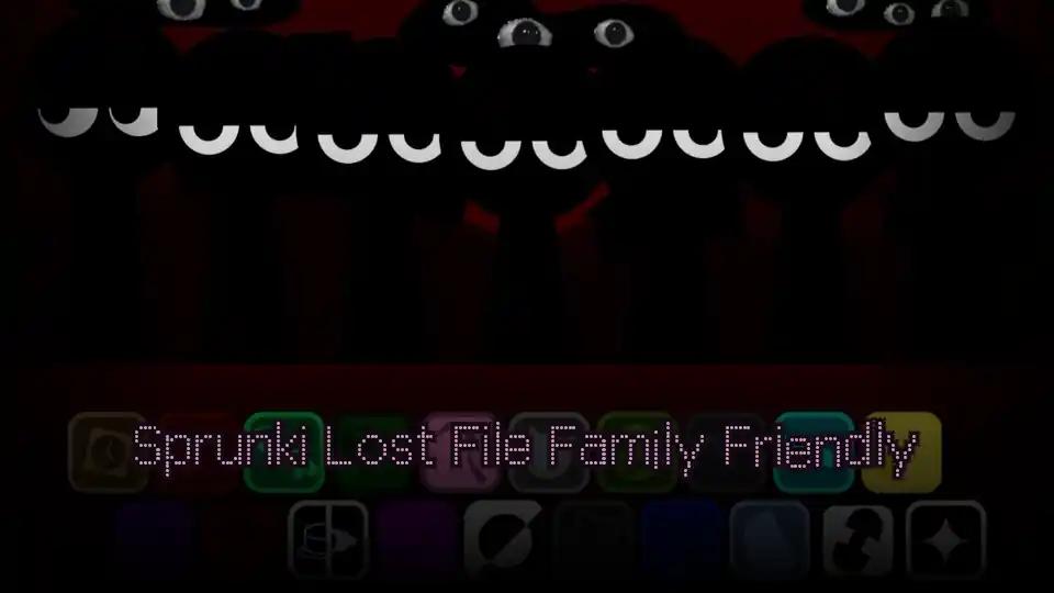 Sprunki Lost File Family Friendly