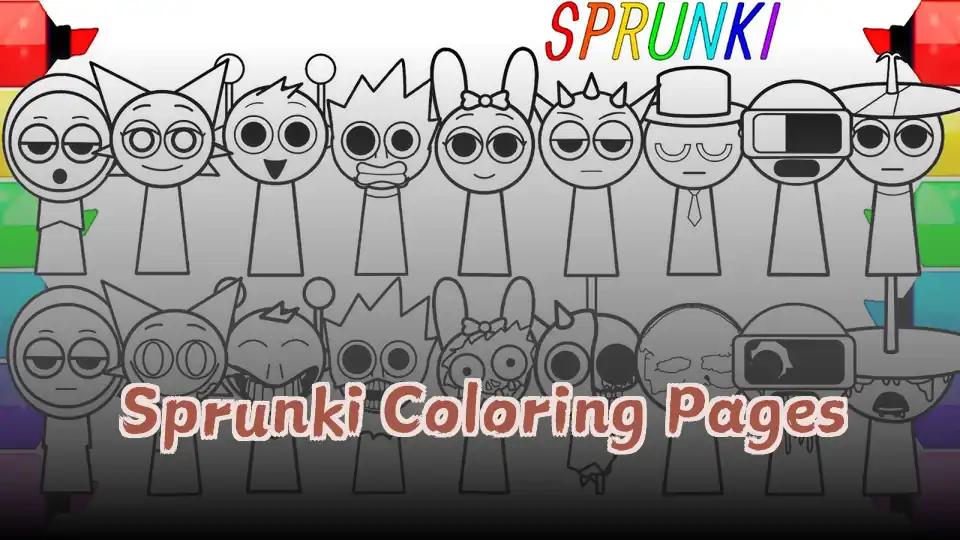Sprunki Coloring Pages